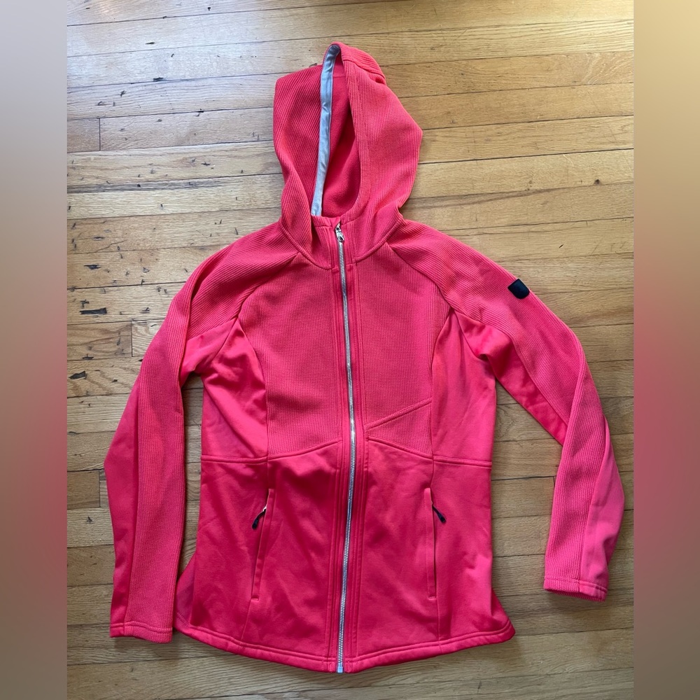 Spyder Large Full Zip Hoodie (Bright Coral)